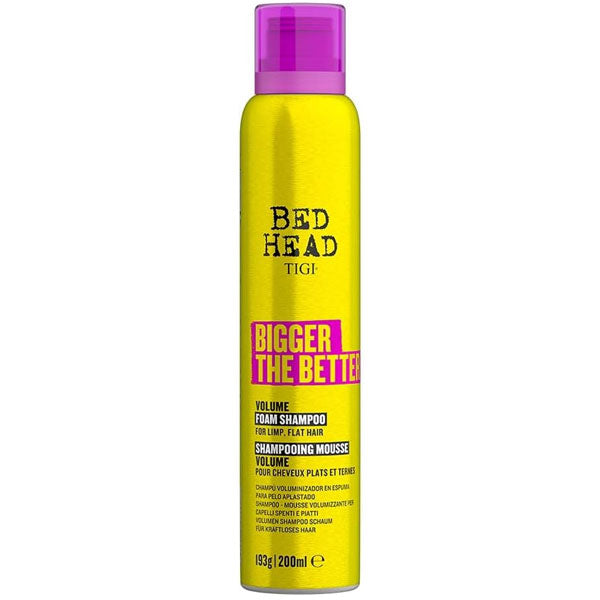 TIGI BED HEAD BIGGER THE BETTER SHAMPOO MOUSSE VOLUME 200 ML