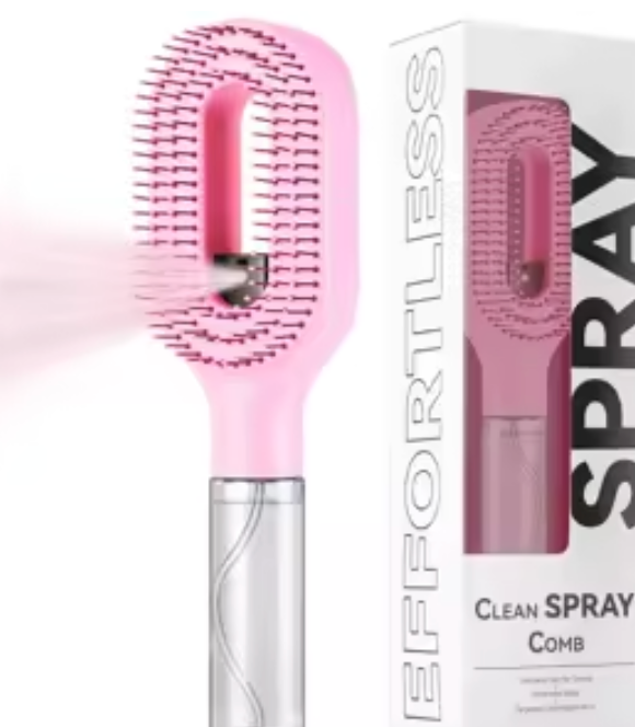 Kit Beauty Diva – Spazzola Spray 2in1, Specchietto e Scrunchie con Zip