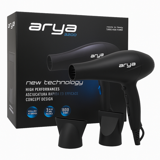 ARYA PHON ASCIUGACAPELLI PROFESSIONAL 3200 NERO